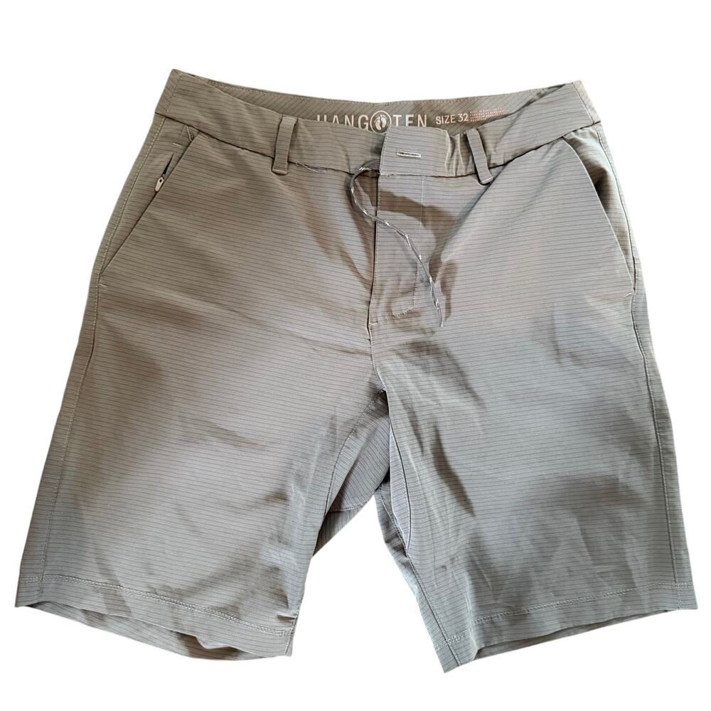 EUC Mens Hang Ten Gray Golf Shorts sz 32
